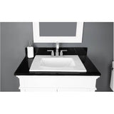 21" x 18.88" EZfix Rectangular Drop-In Basin - White