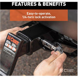 5/8" Hitch & 1/4" Coupler Lock Set - Chrome