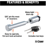 5/8" Hitch Lock - Chrome