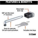 5/8" Hitch Lock - Chrome