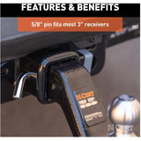 5/8" Hitch Lock - Chrome