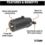 7-Way RV Blade Connector Plug