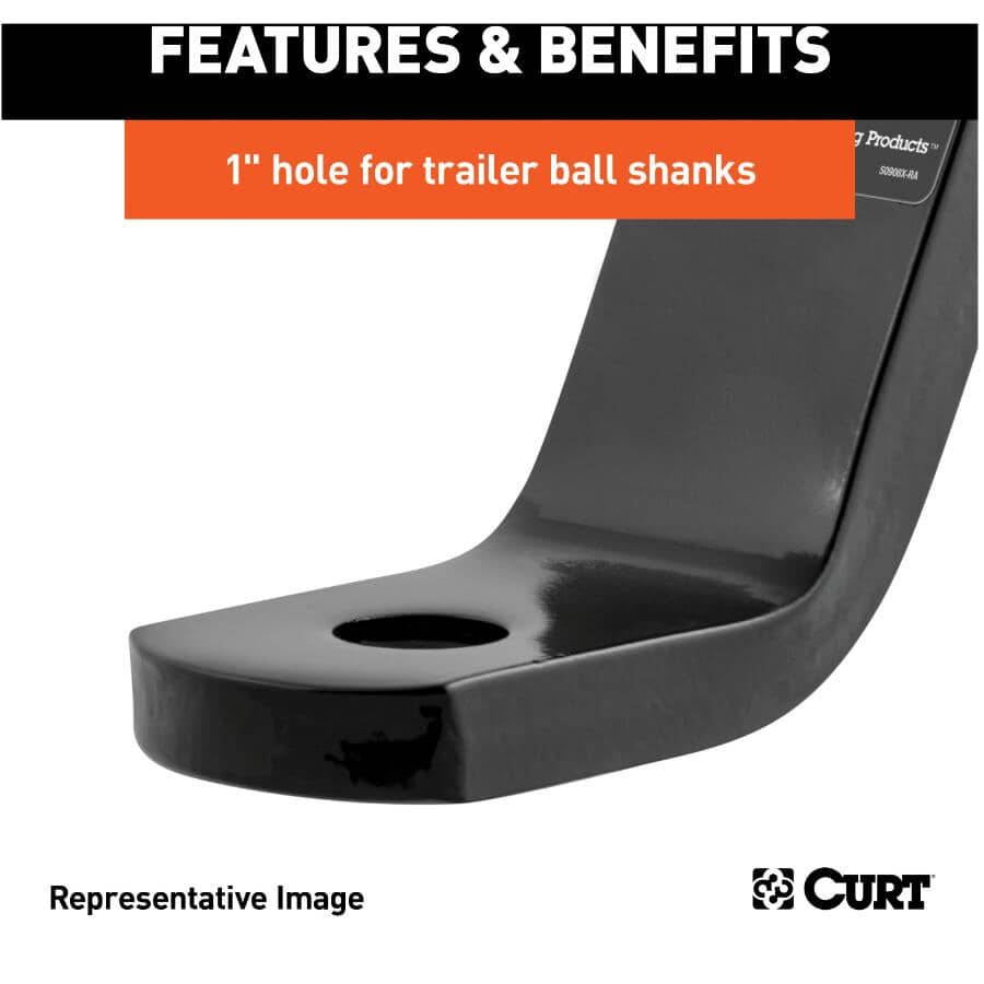 Class 3 Ball Mount with 2" Drop  - 7,500 lb Capacity