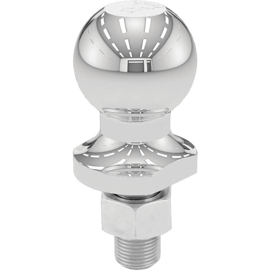Interlock Towing Hitch Ball - Chrome, 1-7/8"
