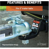 Straight-Tongue Coupler with Posi-Lock - 2" x 2-1/2"