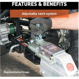 Straight-Tongue Coupler with Posi-Lock - 2" x 2-1/2"