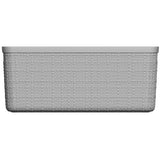 Jute 12 L Grey Storage Basket