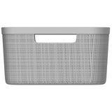 Jute 12 L Grey Storage Basket