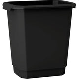 Studio Rectangular Wastebasket - Black, 14 L
