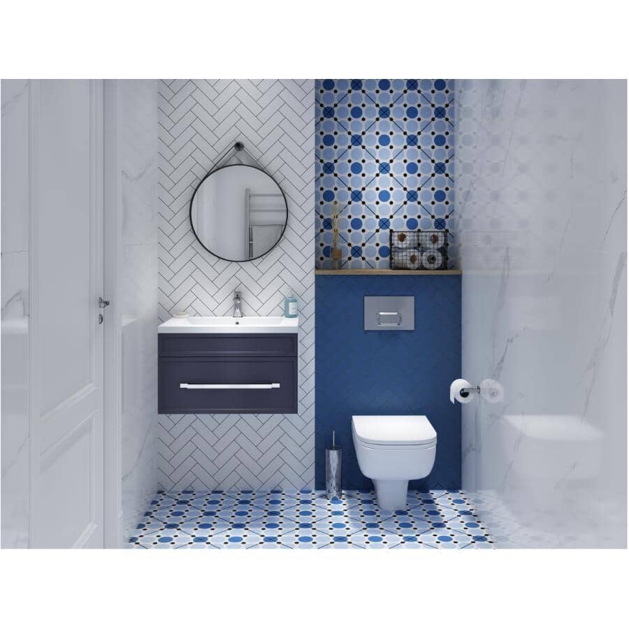 24" W x 16" D Spencer Vanity with Cultured Marble Top - Blue