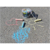 Jumbo Sidewalk Chalk Bucket - 20 Pack