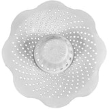Bathtub Strainer & Hair Catcher - White