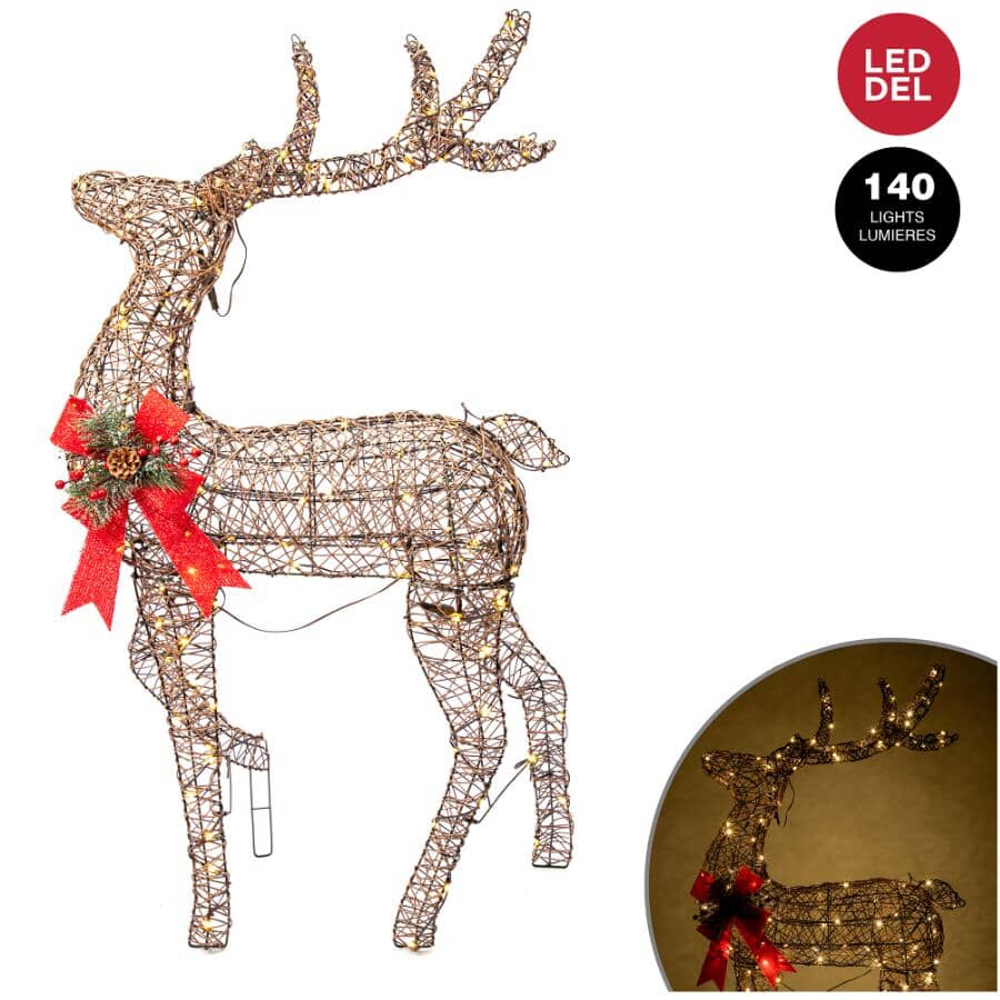 47" Buck Lit Frame - with 100 Warm White LED Lights