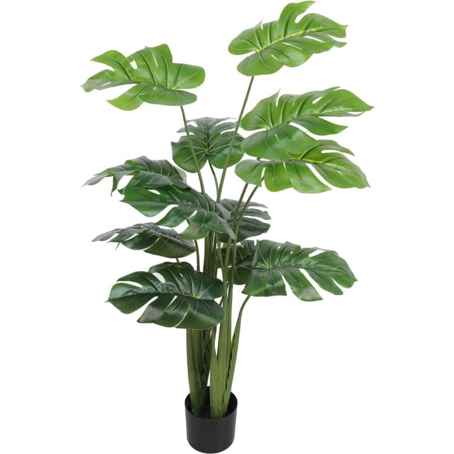 48" Potted Artificial Monstera Tree