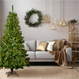 6.5' Noble Pine Tree - with 300 Warm White Microdot Tape LEDs