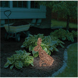 Solar LED Acrylic Rabbit - 40 Lights, Warm White
