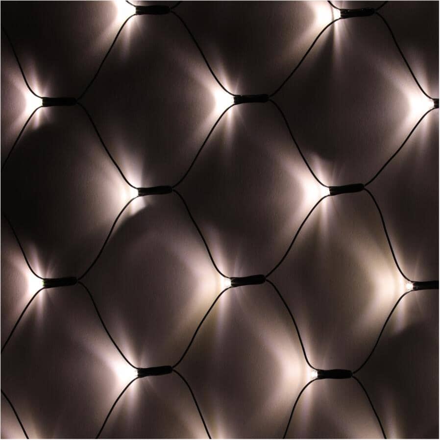 Solar Net Light Set with Dual Function - 120 Warm White LEDs