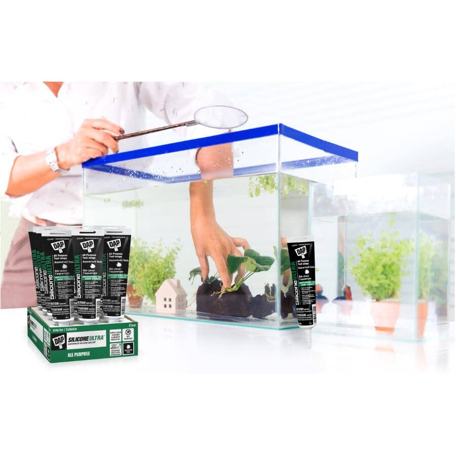 Aquarium Safe Multi-Purpose Silicone Sealant - Clear, 83 ml