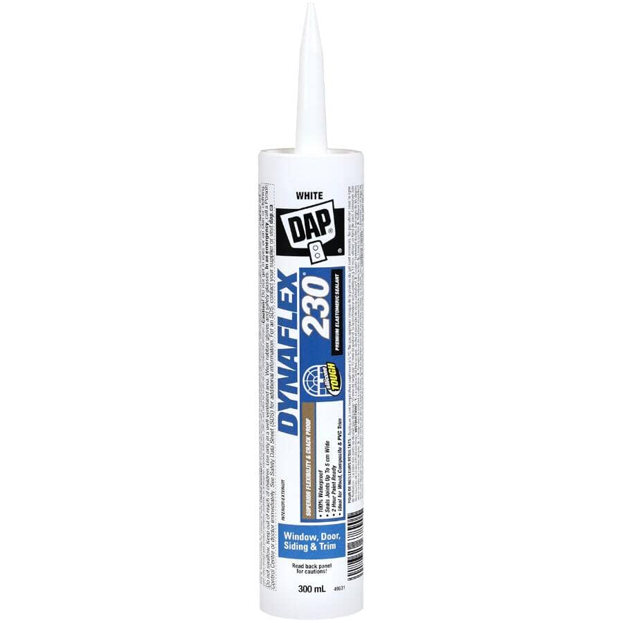 Dynaflex 230 Exterior Elastomeric Sealant - White, 300 ml