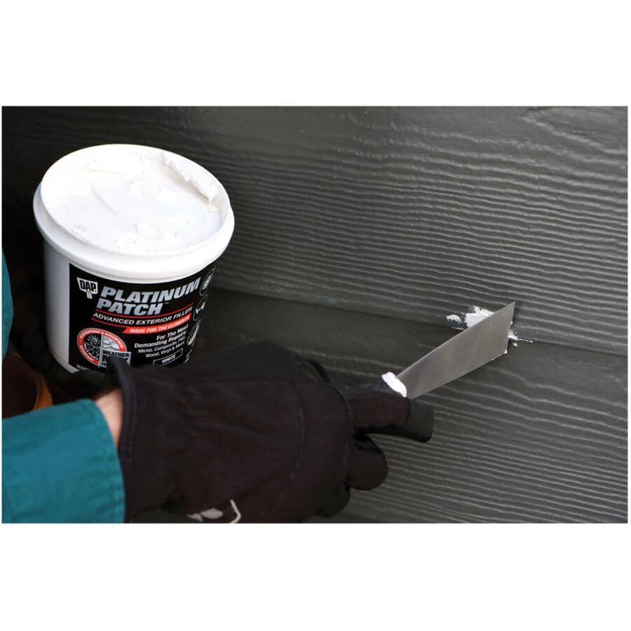 Platinum Patch Advanced Exterior Filler - White, 946 ml