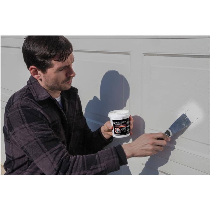 Platinum Patch Advanced Exterior Filler - White, 946 ml