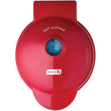 Mini Waffle Maker - Red