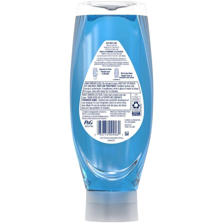 Ultra EZ-Squeeze Dishwashing Liquid Soap - Original Scent, 443 ml