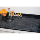 Black Marble Peel & Stick Decor Film - 17" x 78"