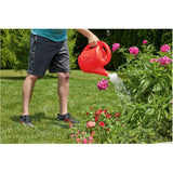 Plastic Watering Can - Red, 7.6 L