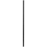 36" Classic Black Round Aluminum Balusters - 10 Pack