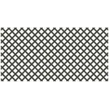 4' x 8' Black Classic Ultra Light Vinyl Lattice