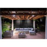 4' x 8' Diamond Vinyl Privacy Lattice - Black