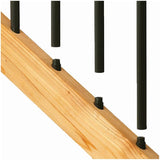 Black Stair Baluster Connectors - 20 Pack