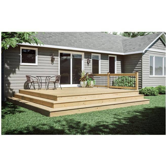 Straight Black Baluster Connectors - 20 Pack