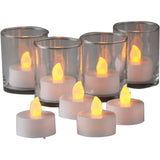 LED Tealight Candles - White, 8 Pack