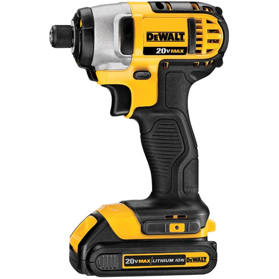 2 Tools 20 Volt Lithium-ion Cordless Combo Kit, with Bonus Battery