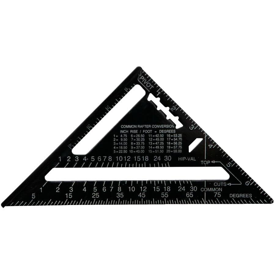7" Premium Aluminum Rafter Square