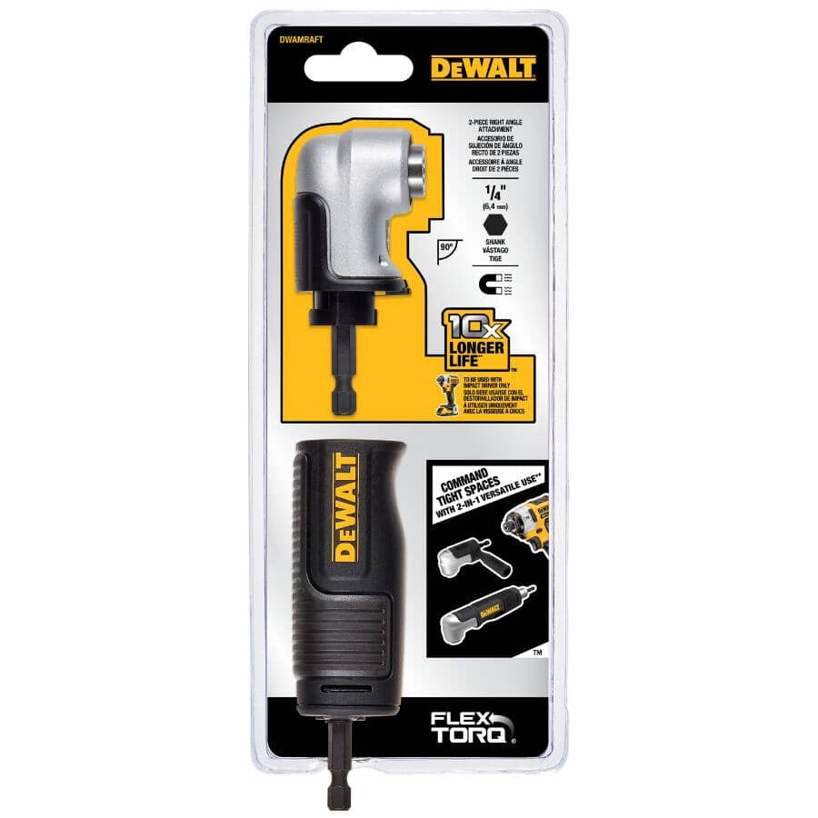 FlexTorq Right Angle Drill Driver 2-in-1 Attachment