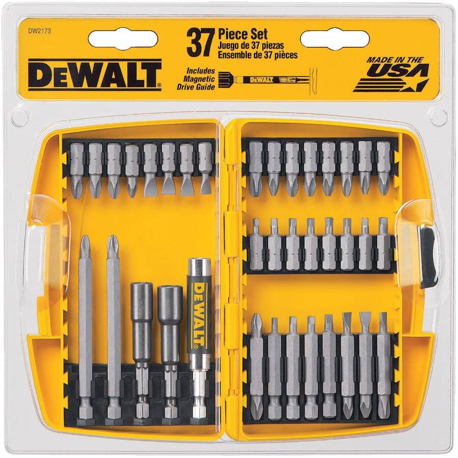 Power Driver Bit Set - 37 Piece + Case