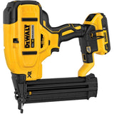 XR 20V Max Cordless Brad Nailer Kit - with Battery, Charger & Tool Bag, 18 Gauge