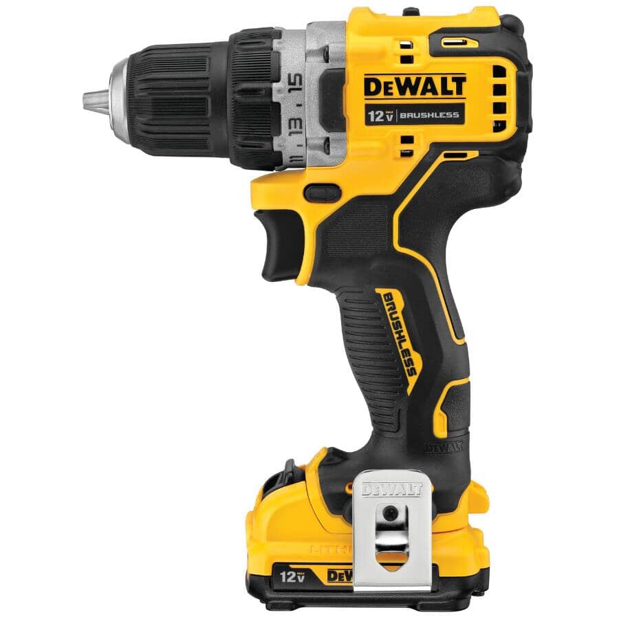 Xtreme 12V Max 3/8" Lithium-ion Cordless Drill Driver Kit - with 2 Batteries, Charger & Tool Bag