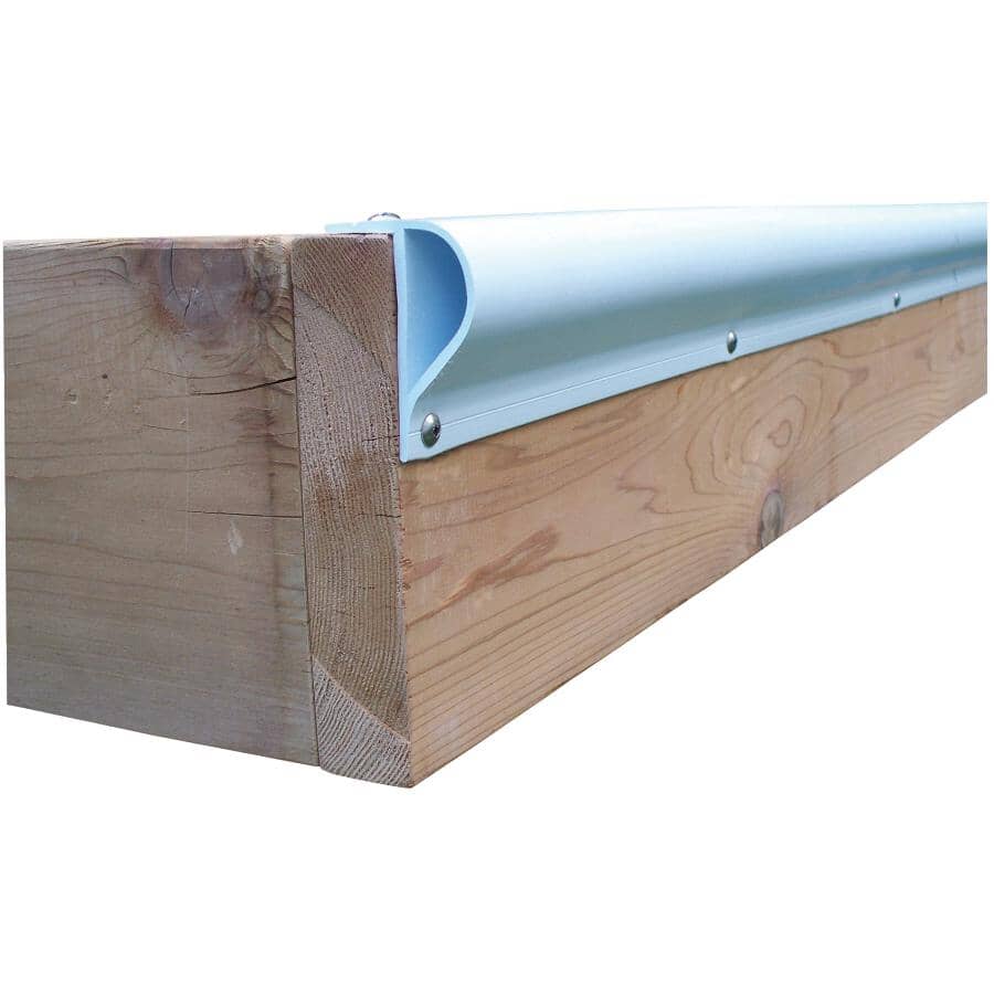 16' 'P' Slant White Dock Bumper