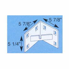 Heavy Duty Corner Plate, with Anchor