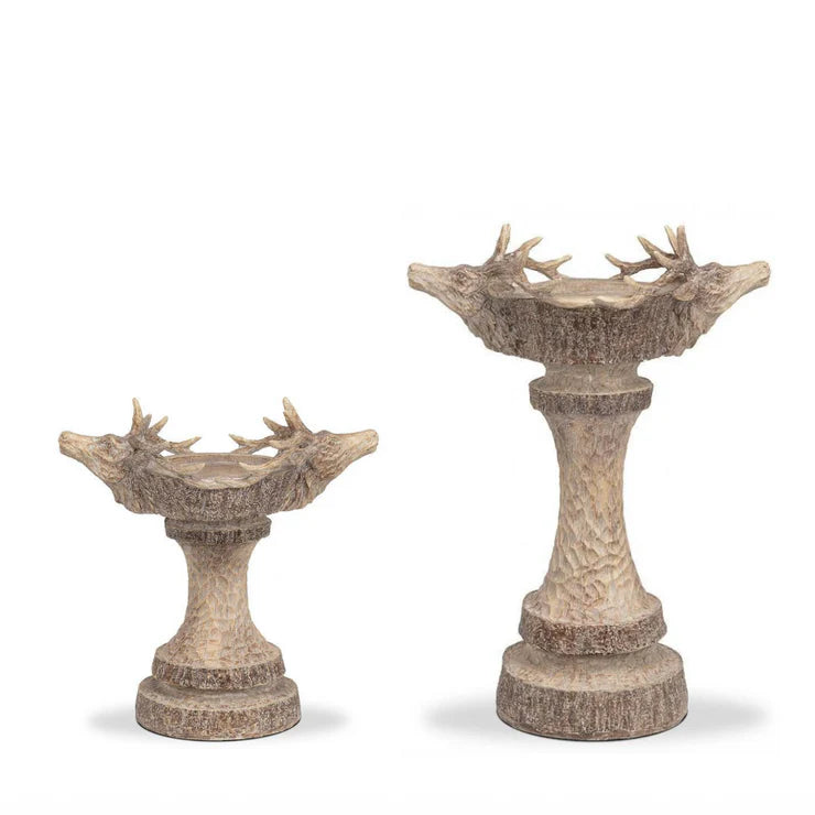 Double Deer Head Pillar Holder