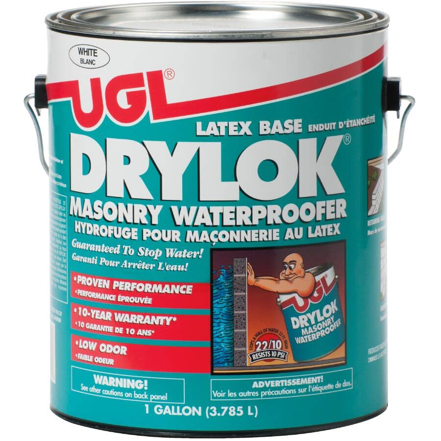 Masonry Latex Base Waterproofer - White, 3.78 L