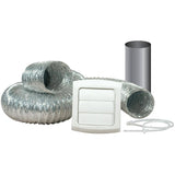 4" x 8' Louver Dryer Vent Kit