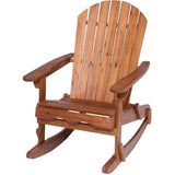 Omaha Wooden Adirondack Rocking Chair