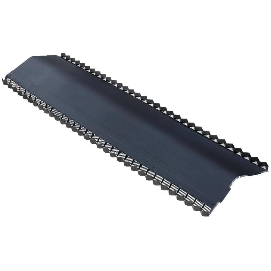 4' Solid Ridge Vent - Black