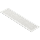4" x 16" White Plastic Soffit Vent