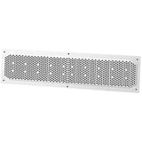 4" x 16" White Plastic Soffit Vent